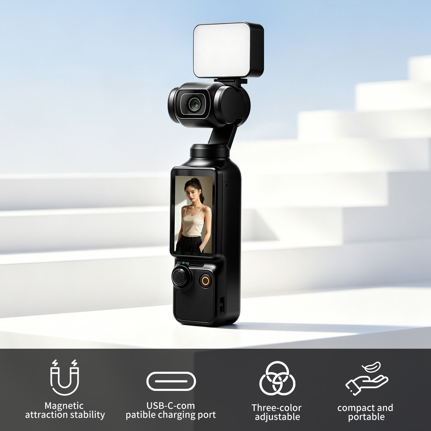 Photography Lighting Kit Portable - Portable Magnetic Fill Light For DJI
