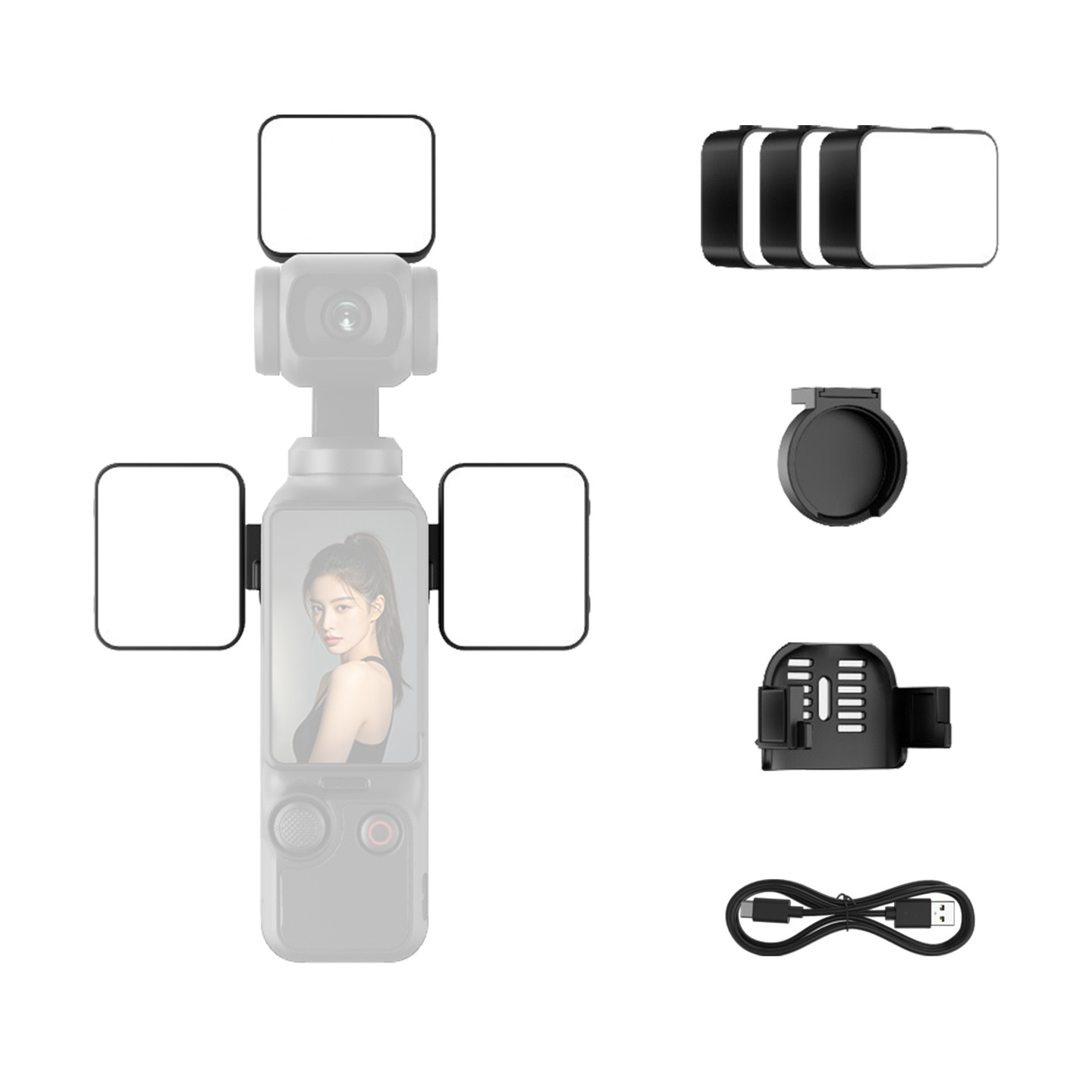 Portable Magnetic Fill Light F - Photography Lighting Kit Portable ulasan dan harga