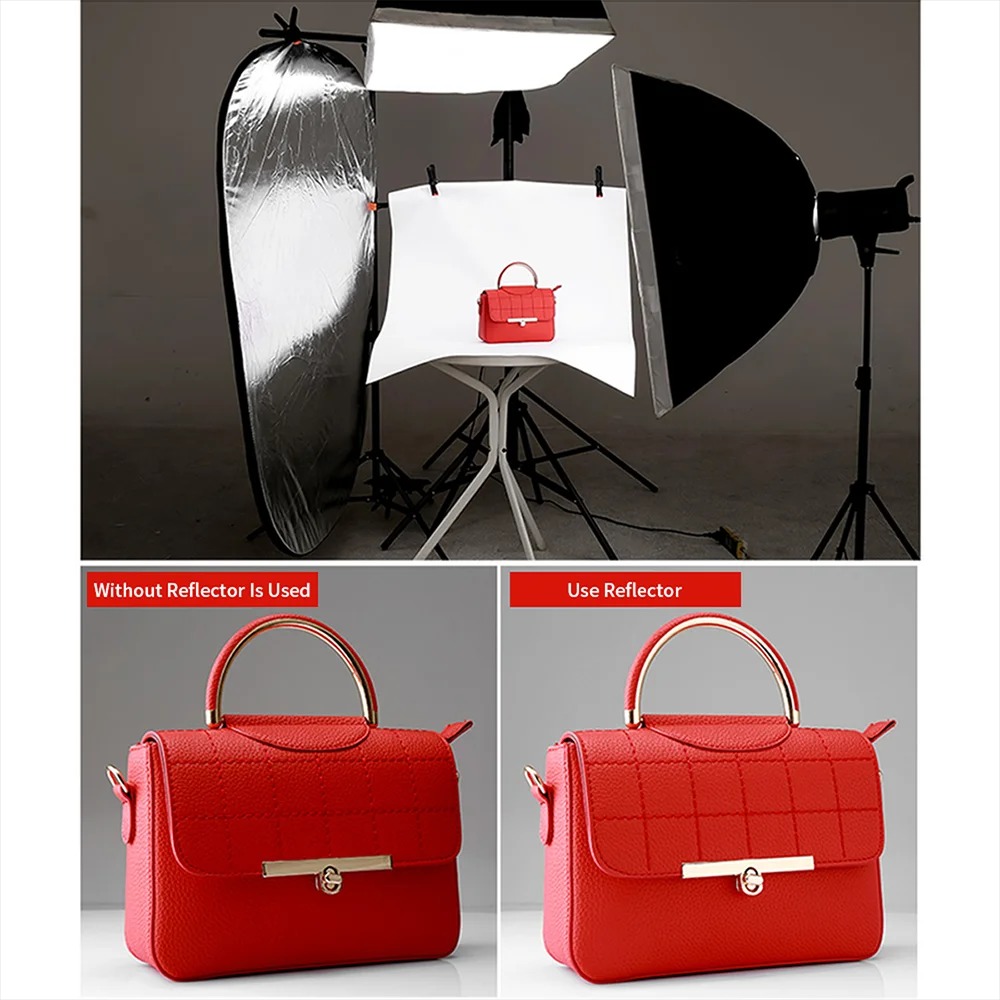 60/80/110CM 5-in-1 Collapsible - Photography Lighting Meter ulasan dan harga